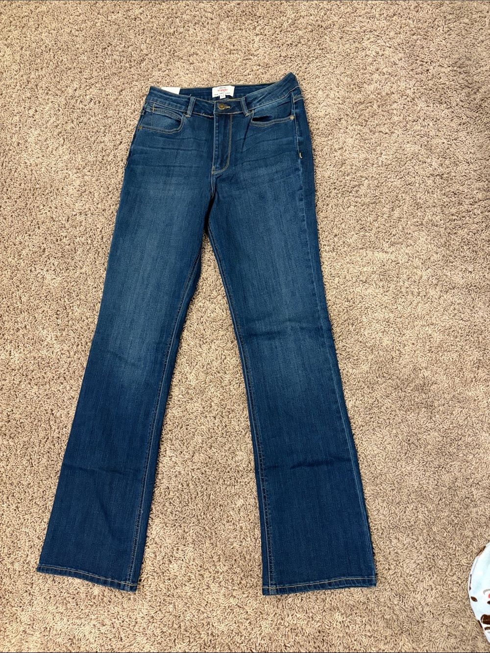 Wrangler Women’s Dark Blue Wide Leg Jeans
